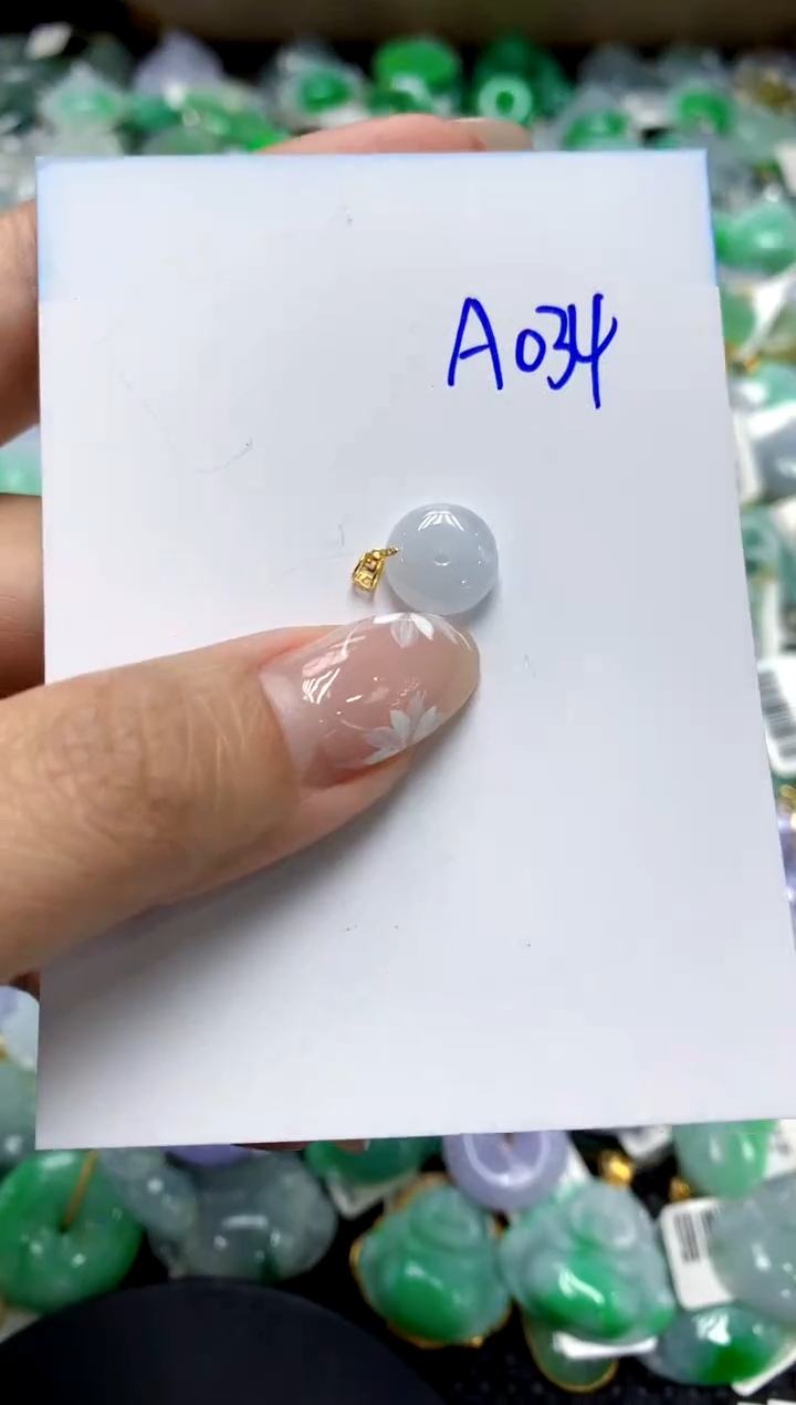 【闪购商品】翡翠颈饰18K金镶嵌11111111111111