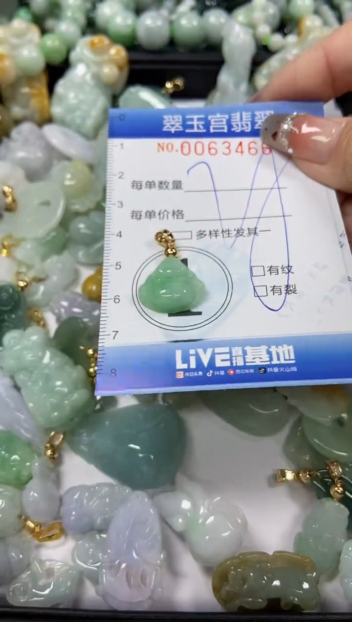 【闪购商品】翡翠颈饰未镶嵌闪购商品0063466