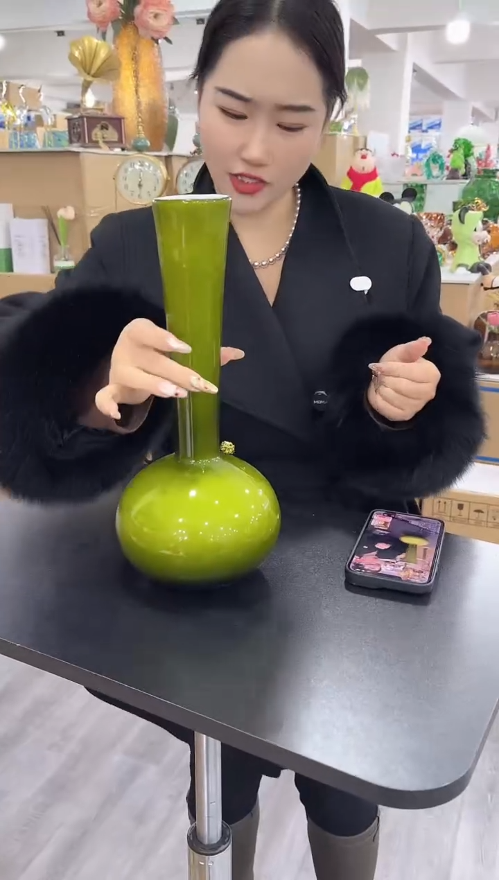 【闪购商品】琉璃简屿花器H-品28