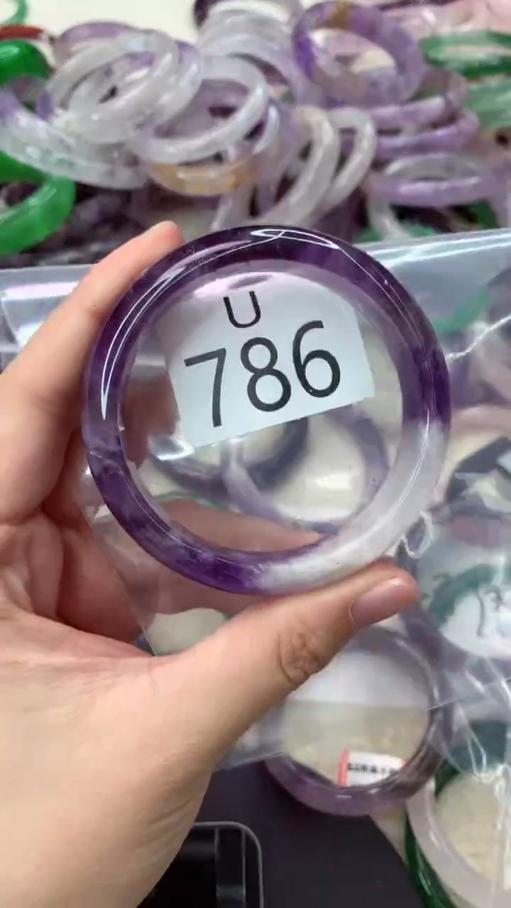 未镶嵌手镯水晶U786-55