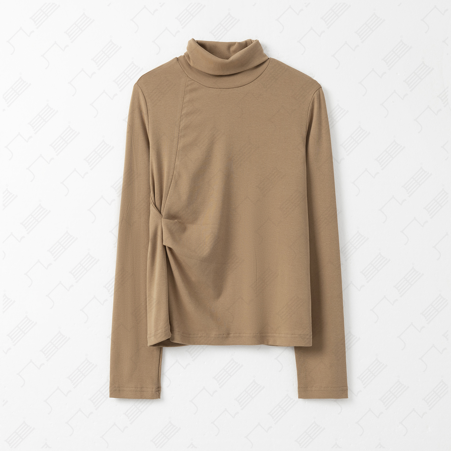 （几里）纯色休闲百搭时尚T恤 衣长59 胸围90 1101681