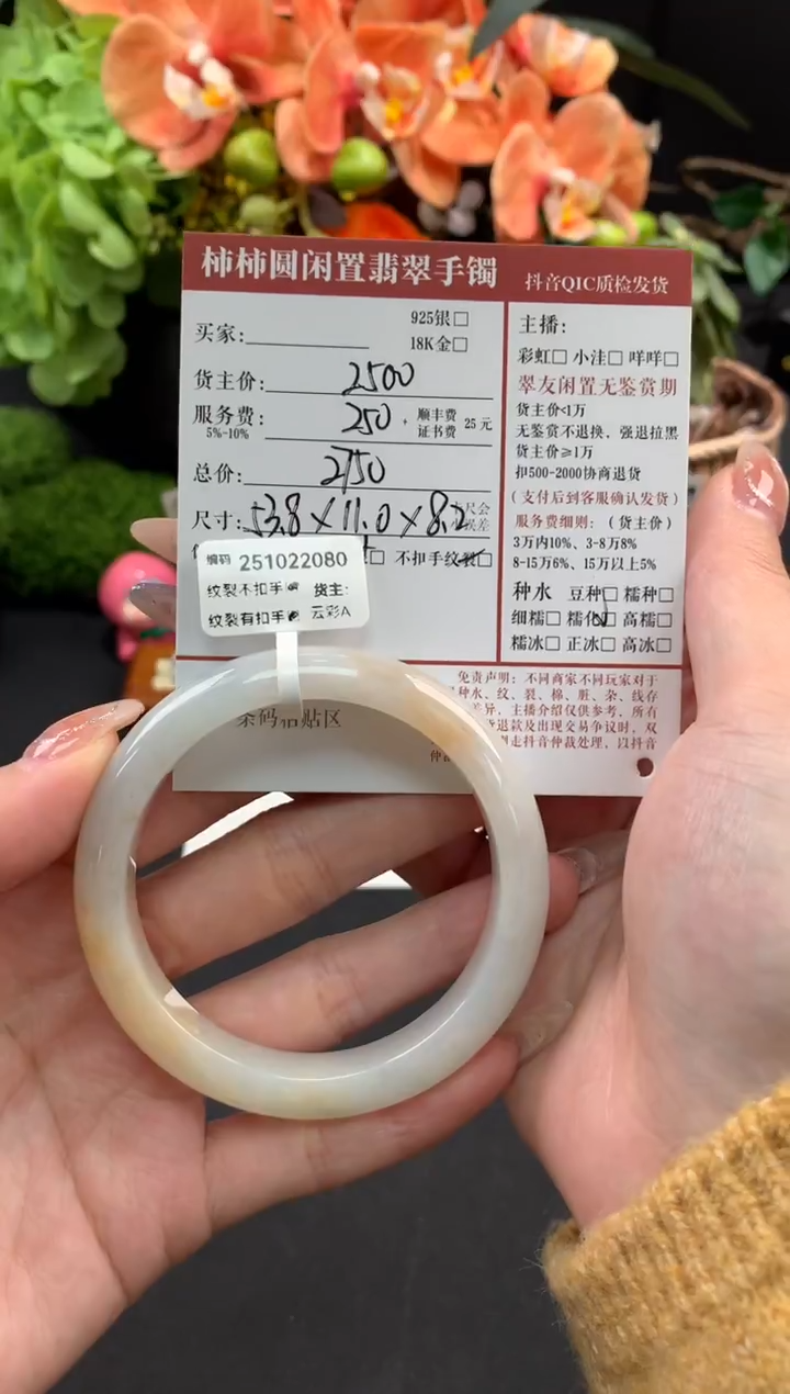 未镶嵌手镯翡翠姐姐251022080