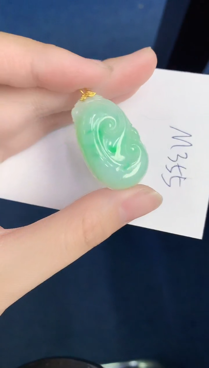 【闪购商品】翡翠颈饰18K金镶嵌000000000