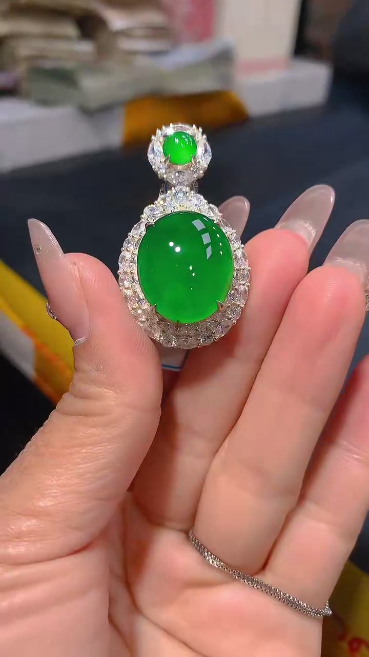 【闪购商品】定制翡翠未镶嵌42-多样性发货（发其一) 