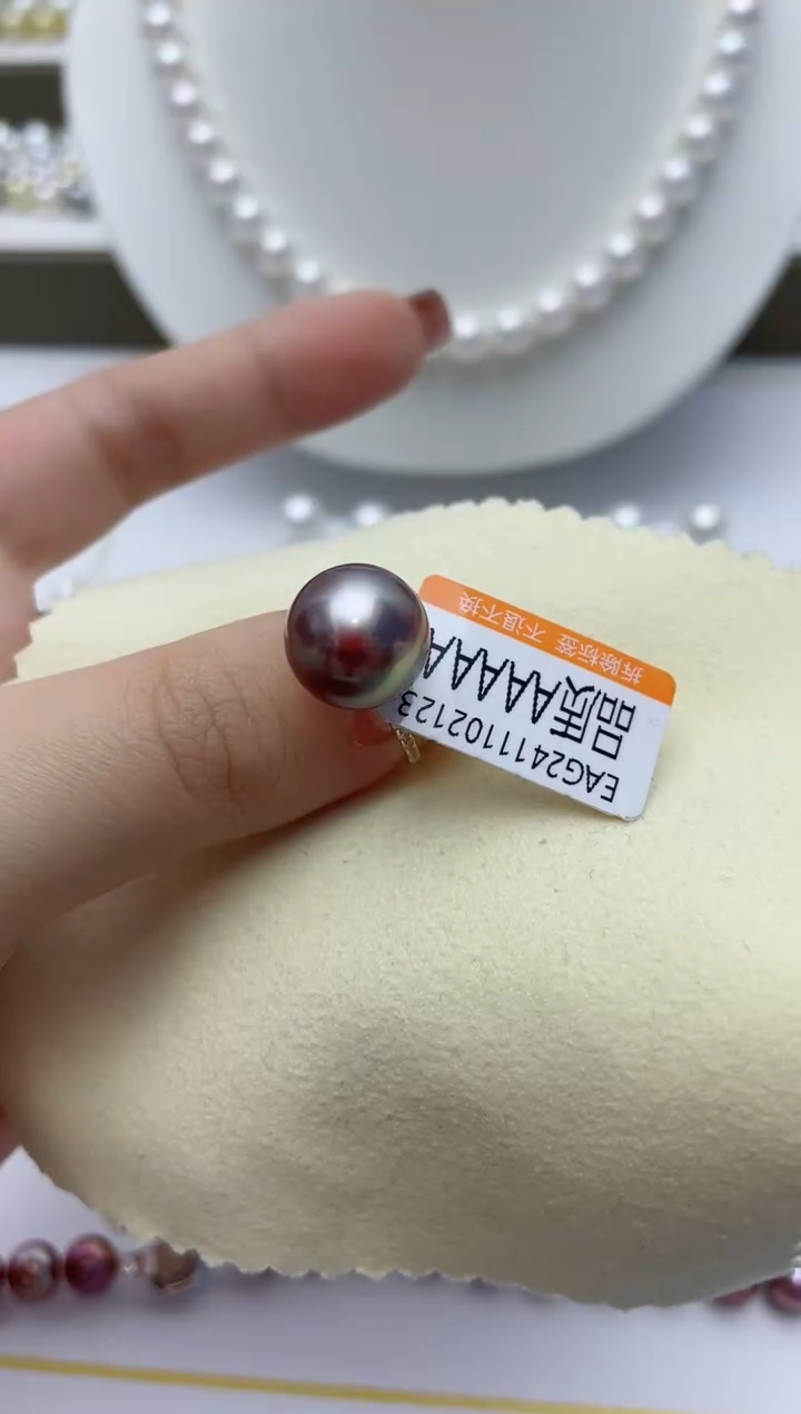 【闪购商品】淡水珍珠戒指银S925镶嵌W26