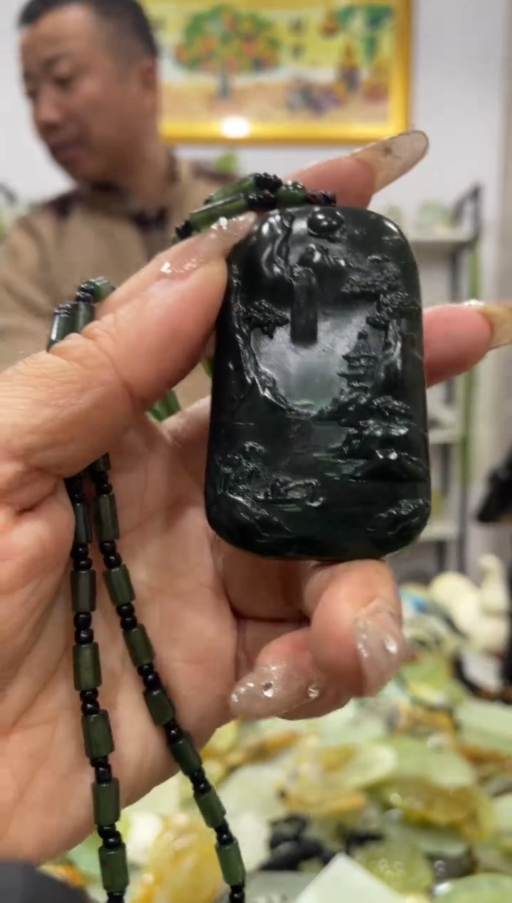 【闪购商品】岫玉吊坠未镶嵌            