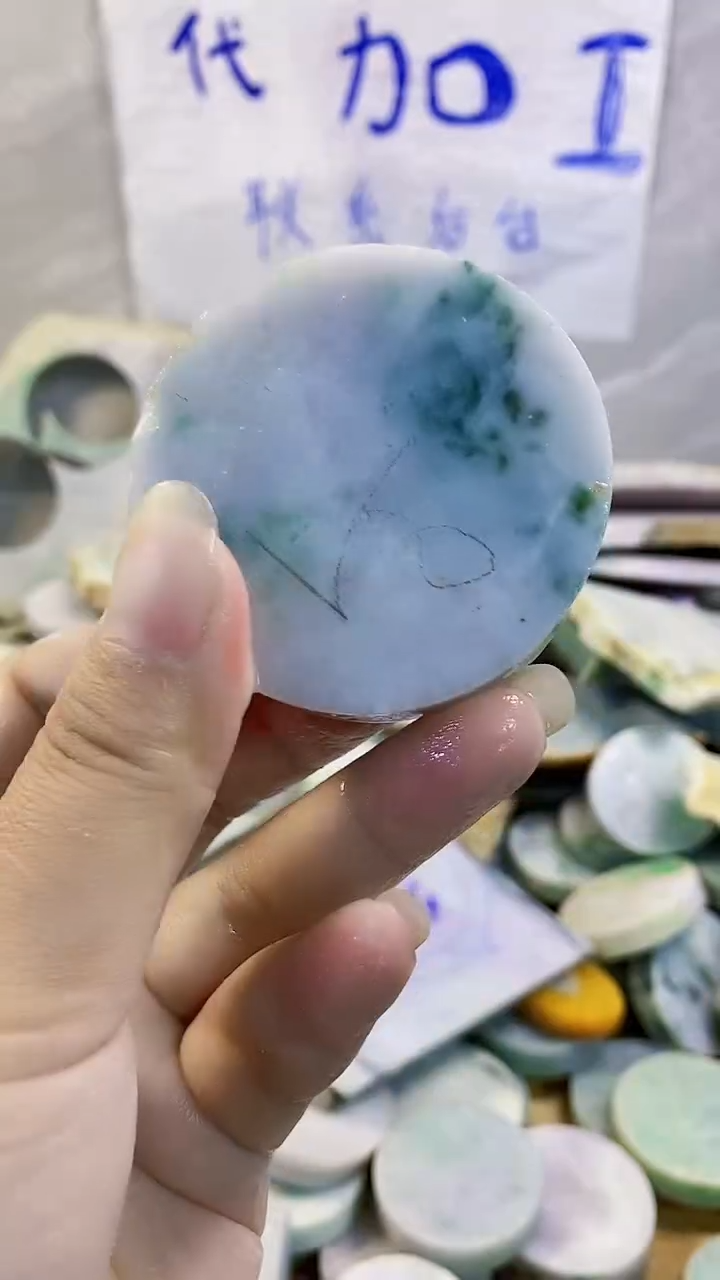 裸石翡翠纯天然翡翠A货341