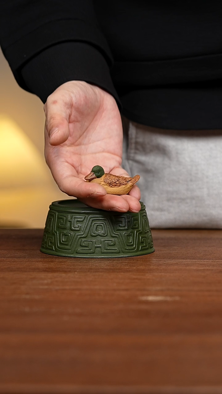 茶壶紫砂小鸭子茶宠