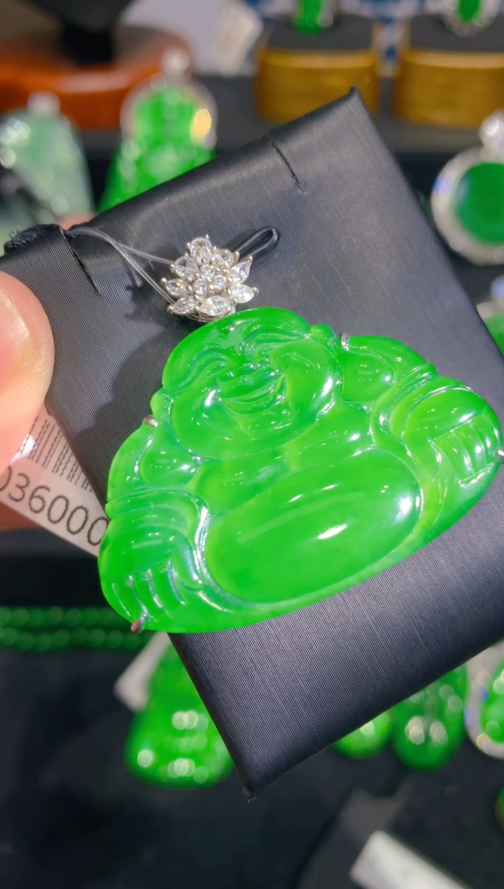 【闪购商品】翡翠颈饰银S925镶嵌77一季