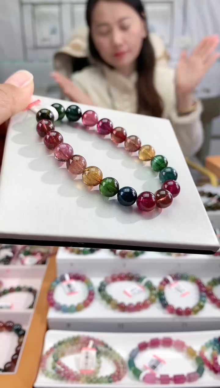 【闪购商品】碧玺手链未镶嵌多样性发一条