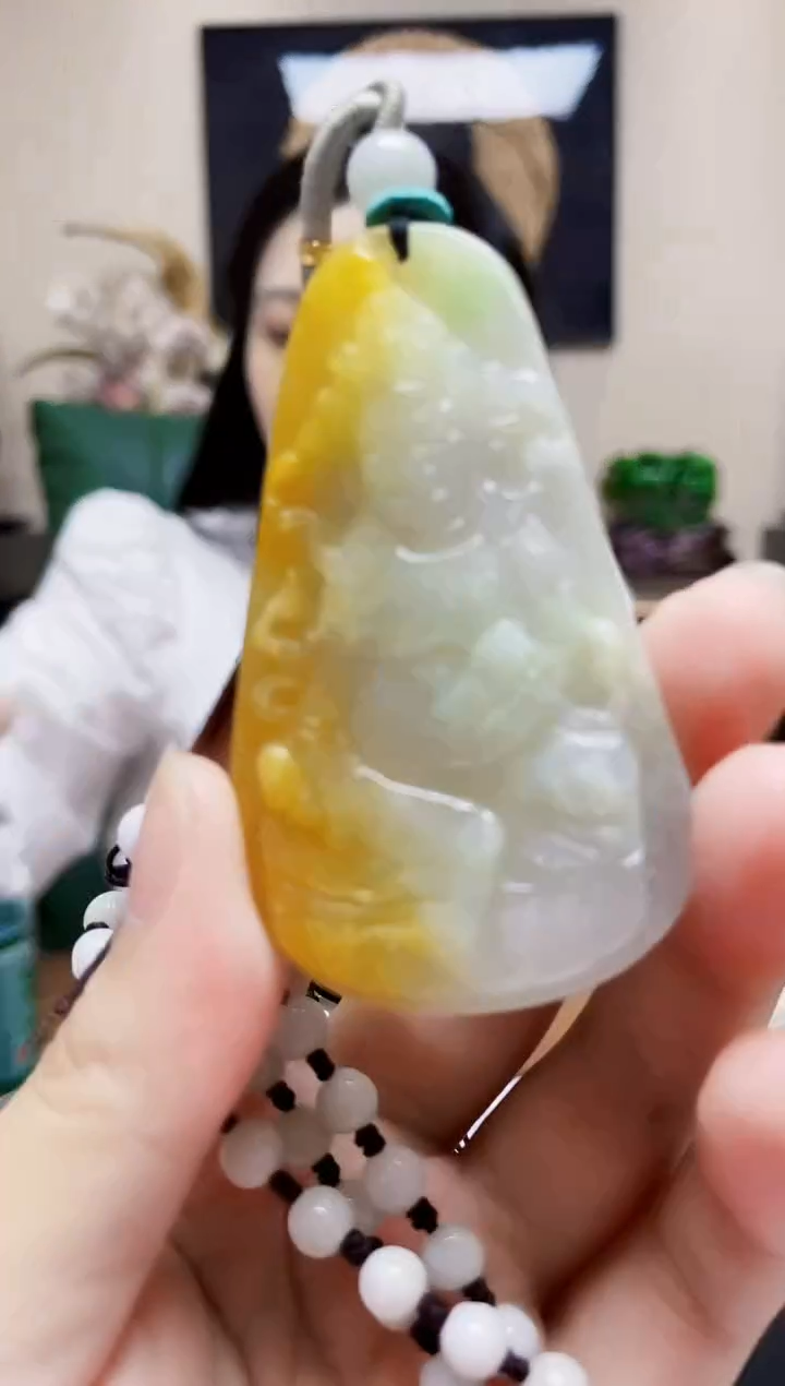 未镶嵌定制翡翠吊坠57