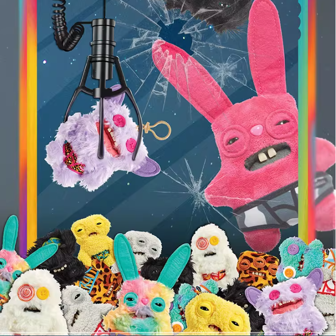 Fuggler官方正版萌牙怪兽潮玩丑萌牙齿玩偶萌宠可爱搞怪毛绒公仔