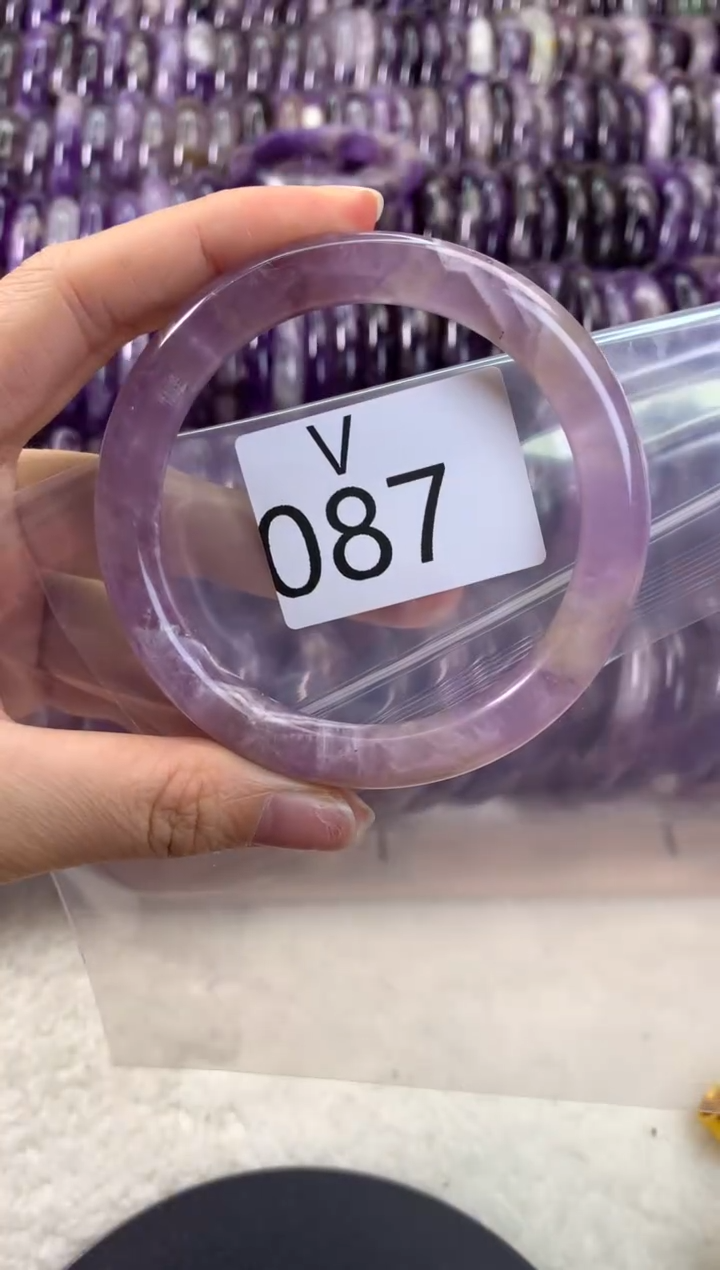【闪购商品】水晶水晶手镯V未镶嵌087-59