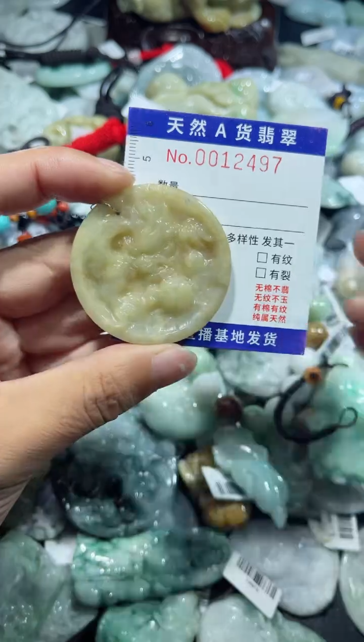 【闪购商品】翡翠颈饰未镶嵌00012497