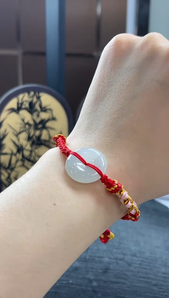 【闪购商品】翡翠手绳未镶嵌平安扣手绳