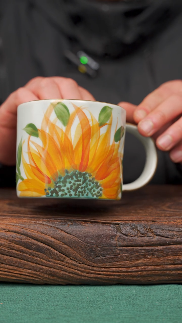 【闪购商品】瓷片68寻一缕瓷香杯釉下手工手绘瓷器