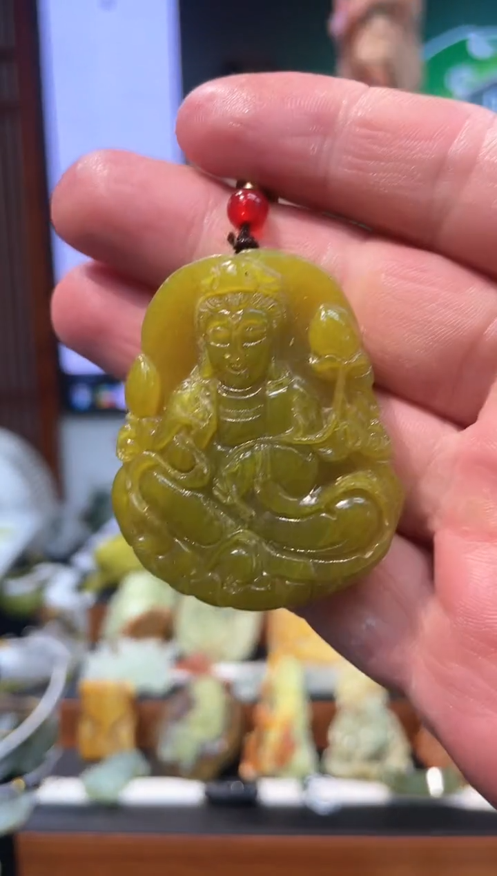 【闪购商品】岫玉吊坠未镶嵌·