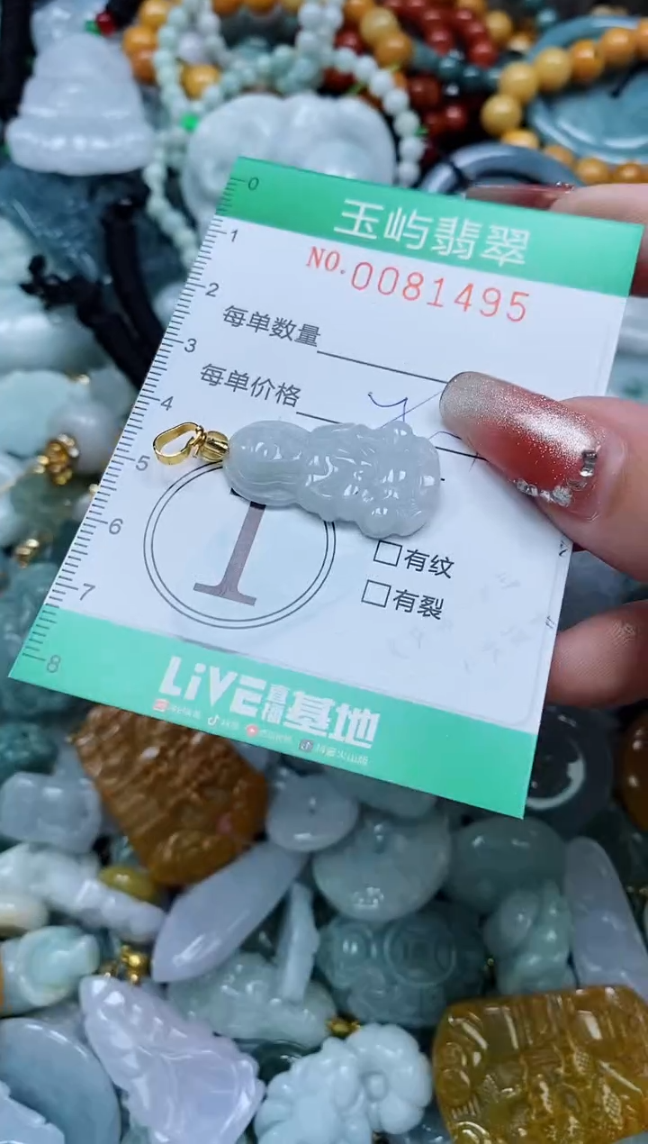 【闪购商品】翡翠颈饰未镶嵌闪购0081495多样性发其一