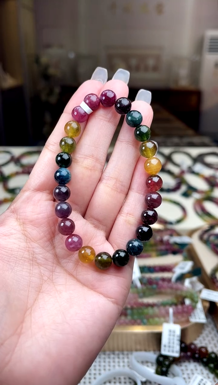 【闪购商品】碧玺/未镶嵌7mm+碧玺单圈多样性发货