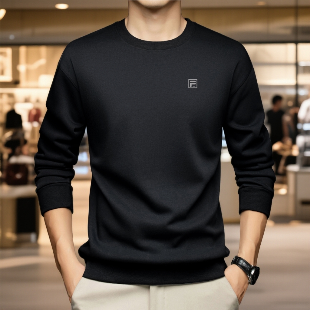 菲家时尚男子上衣套头秋季标准卫衣男士长袖