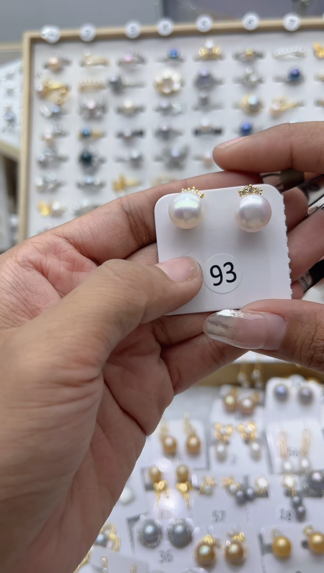 【闪购商品】淡水珍珠戒指合金53