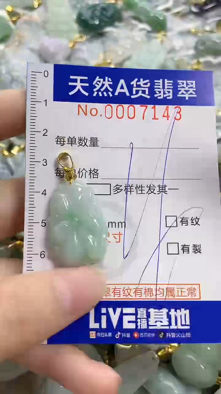 颈饰未镶嵌翡翠天然A货翡翠