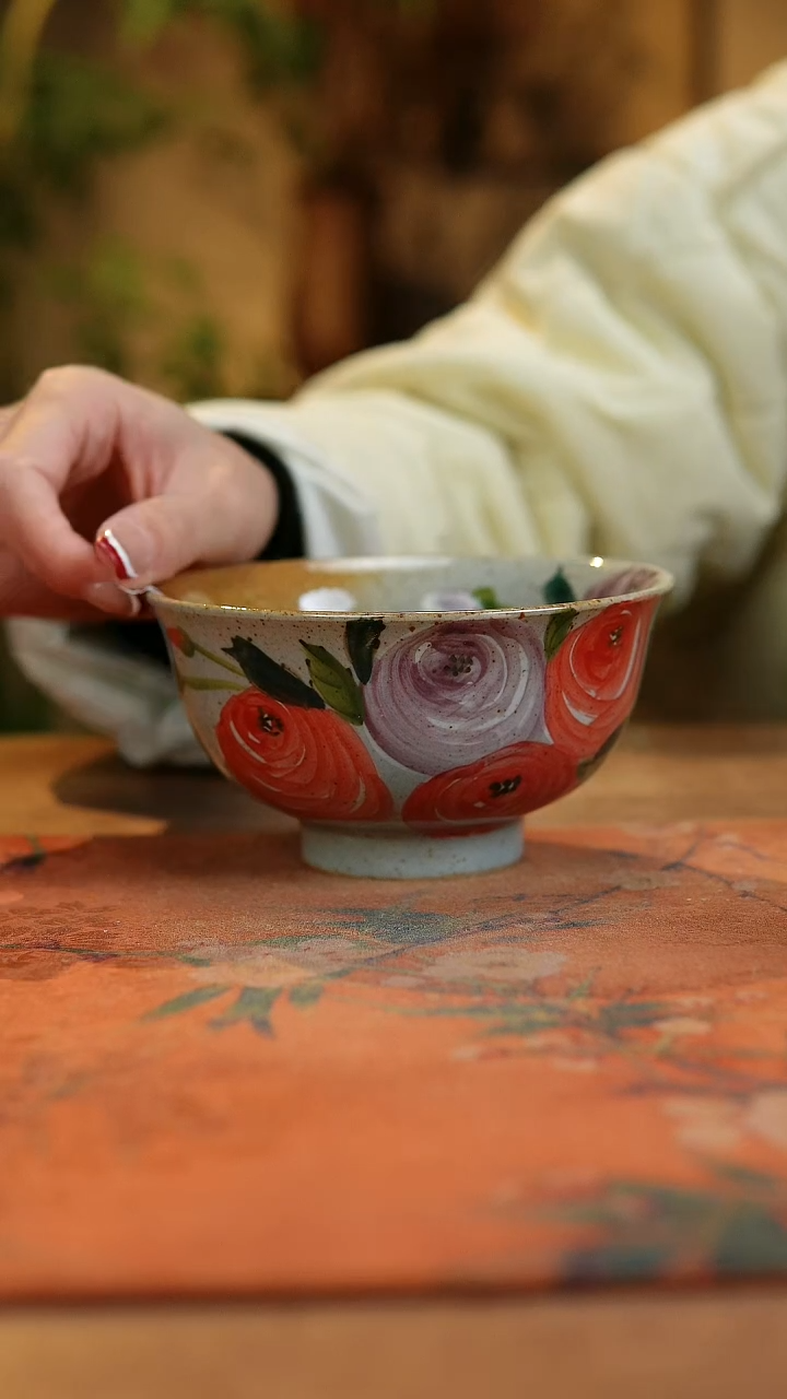 【闪购商品】瓷片1470景德镇手工手绘釉下彩高温瓷