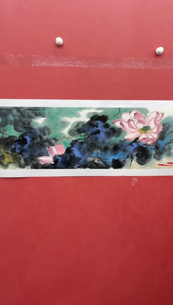 【闪购商品】绘画闫辉-4平尺-纸片-荷花