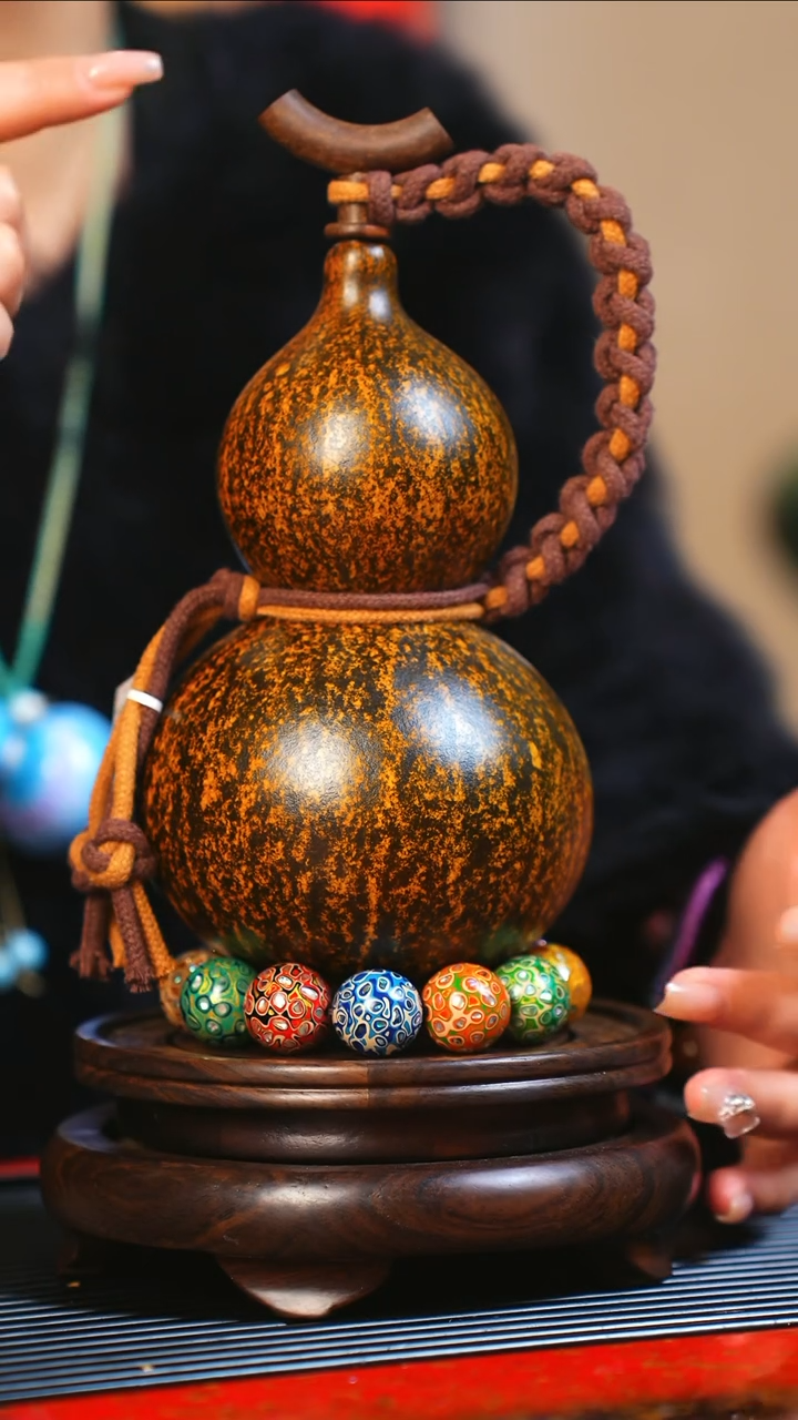 【闪购商品】JU100大师姐臻选非遗大漆酒葫芦