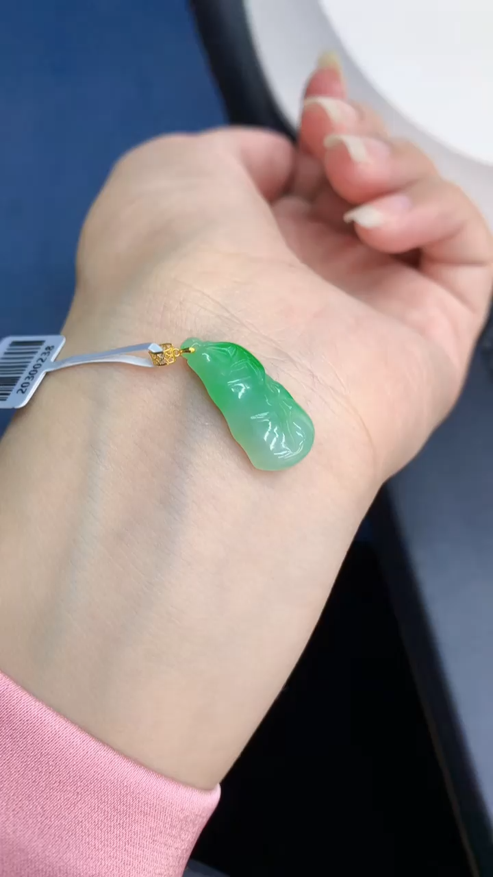 【闪购商品】翡翠颈饰18K金镶嵌            8