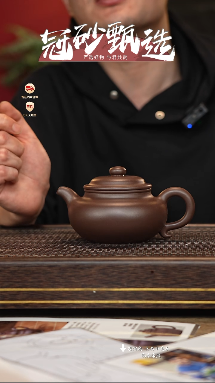 【闪购商品】紫砂茶壶冠砂甄选109