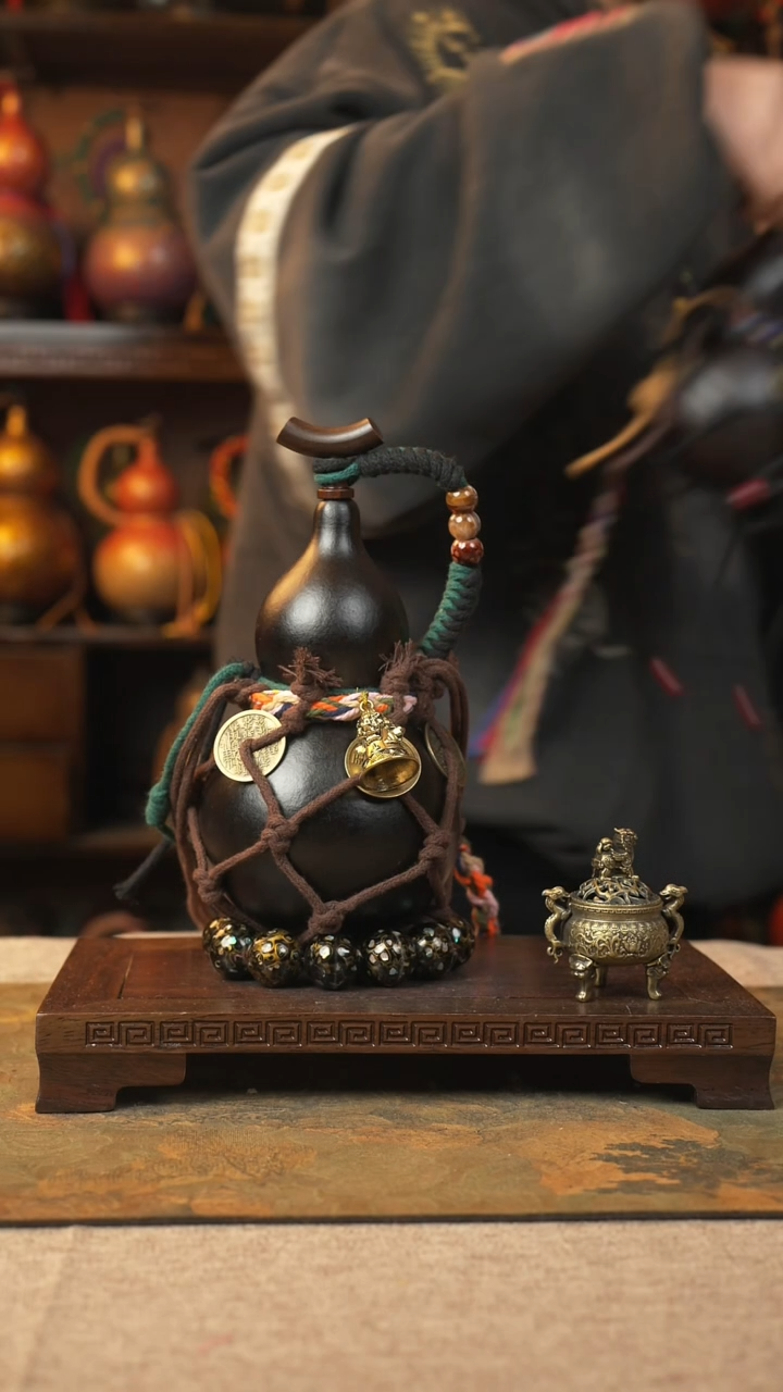 【闪购商品】371大漆葫芦一物一拍记葫堂出品