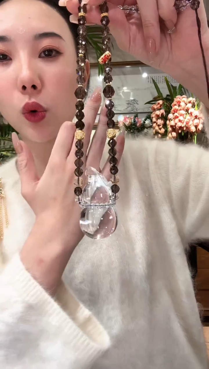 【闪购商品】水晶颈饰未镶嵌国风