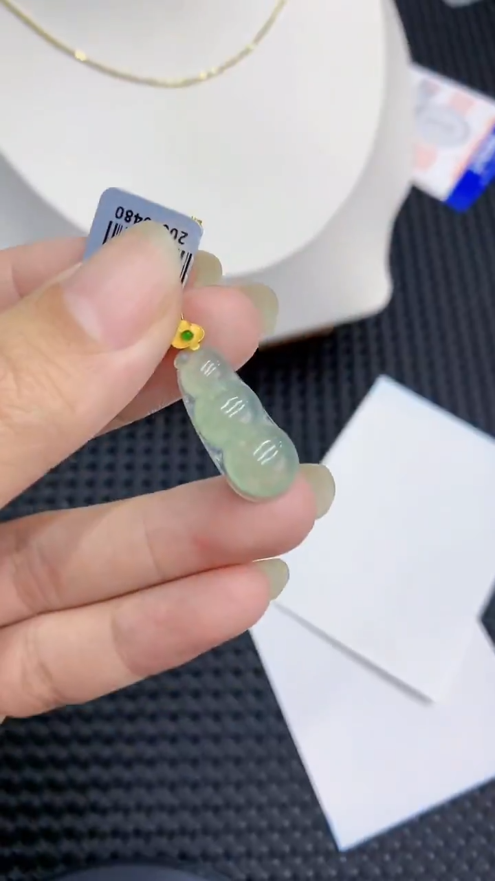 【闪购商品】翡翠颈饰18K金镶嵌            8