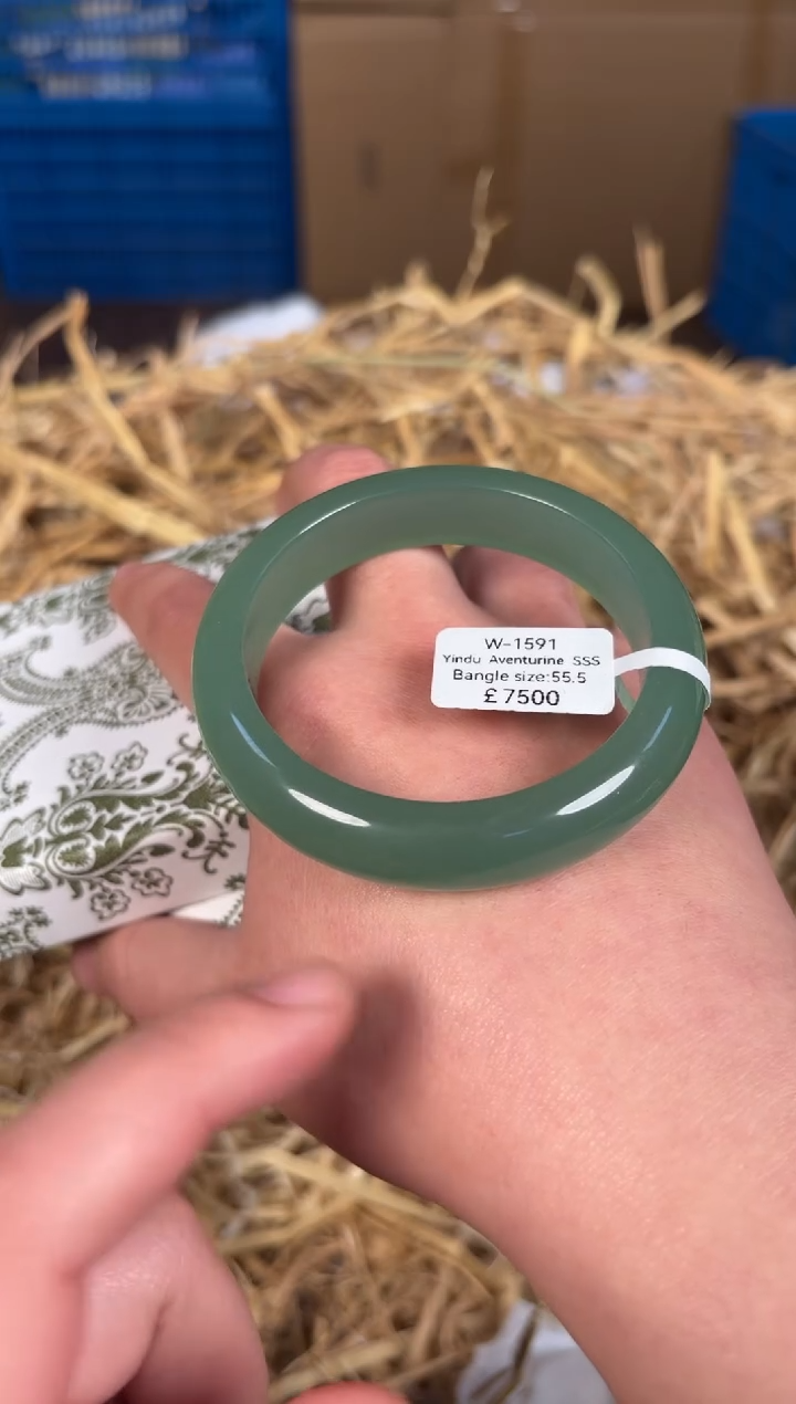 未镶嵌手镯石英质玉W1591