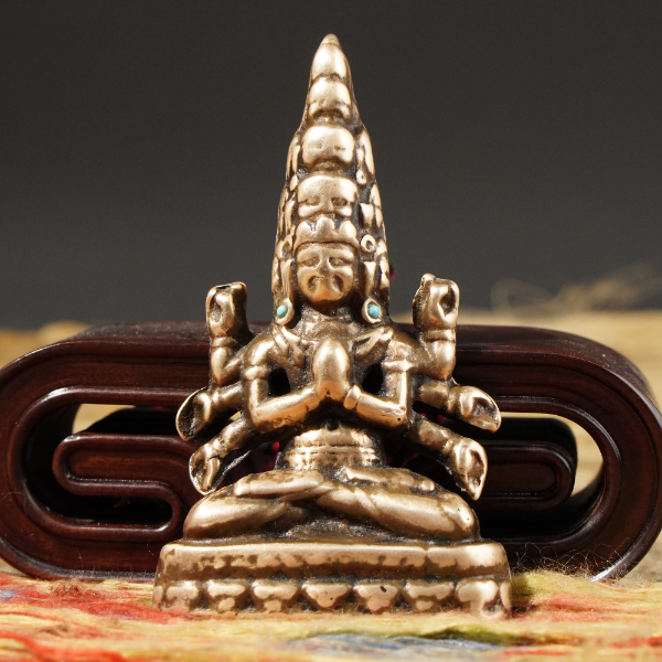 20世纪十一面观音/LBT2089Z/古玩老串/律宝堂