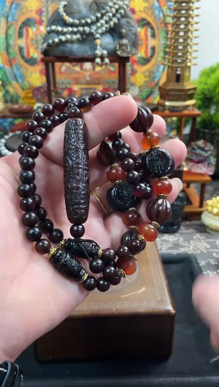 【闪购商品】玛瑙/玉髓项链未镶嵌颜色图案多样发