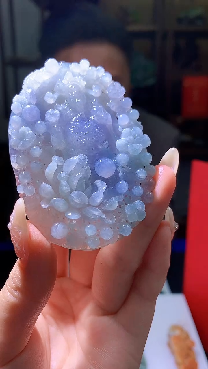 【闪购商品】定制翡翠未镶嵌5143jj-毛货挂件37