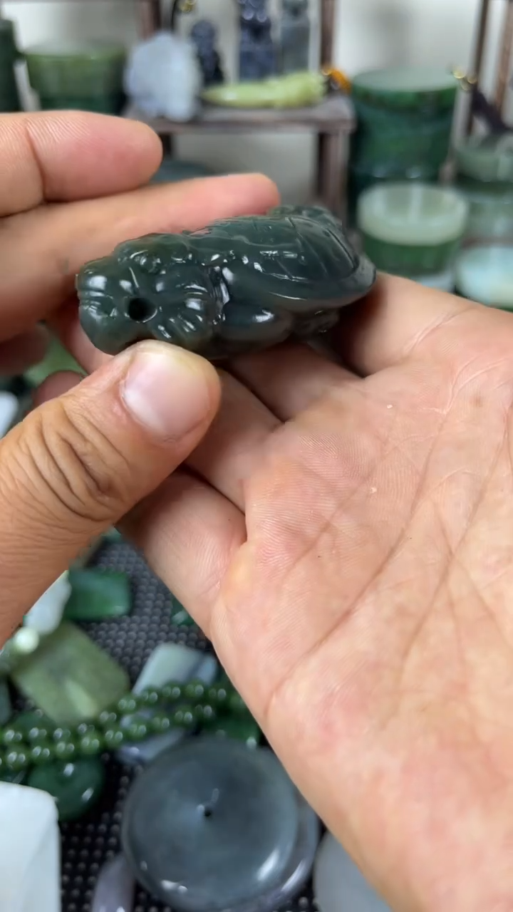 和田玉未镶嵌珠宝半成品手把件