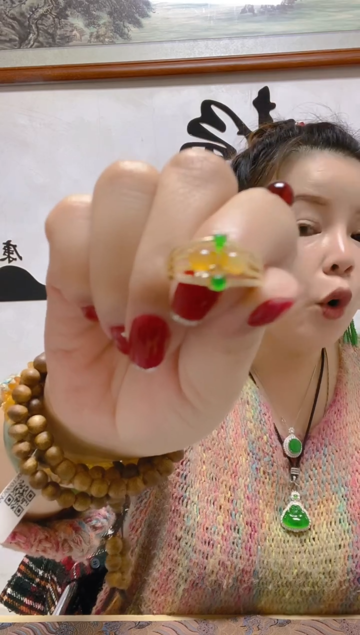 未镶嵌戒指翡翠天然A货 假一罚四