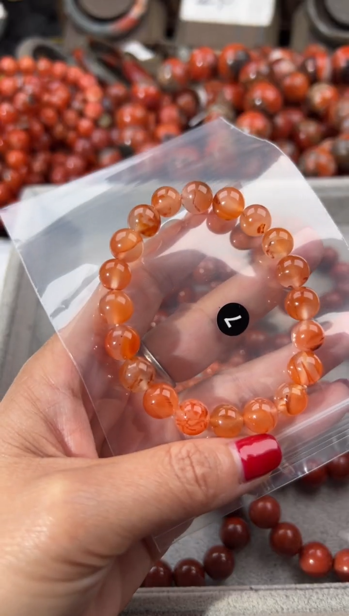 未镶嵌手串南红玛瑙9+