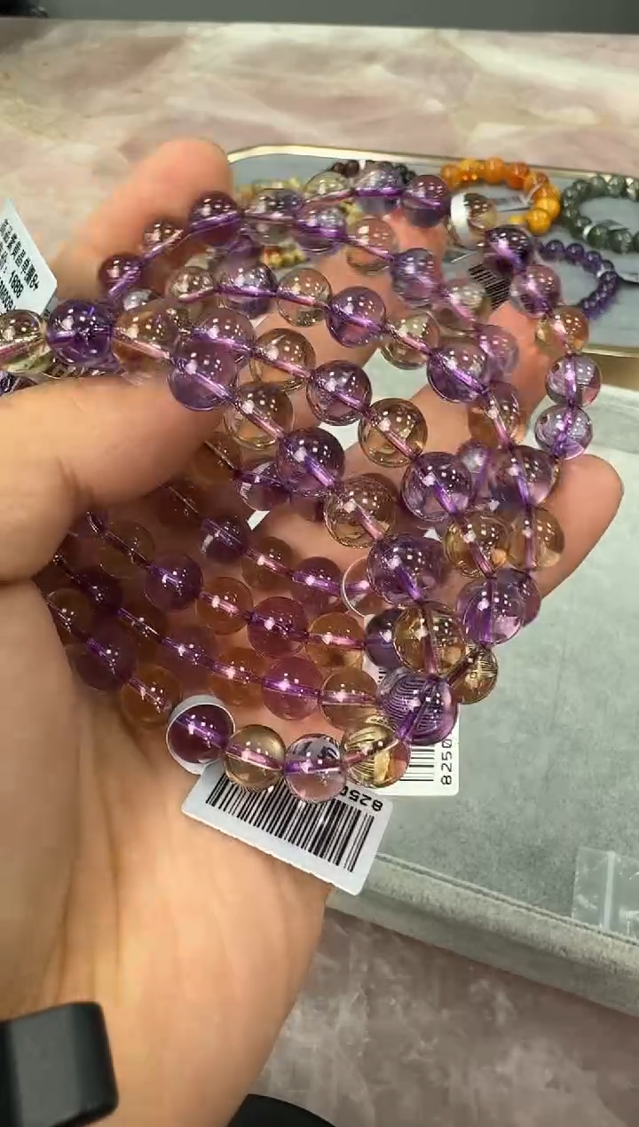 【闪购商品】水晶手链未镶嵌GD4413 约8mm多样性发一件