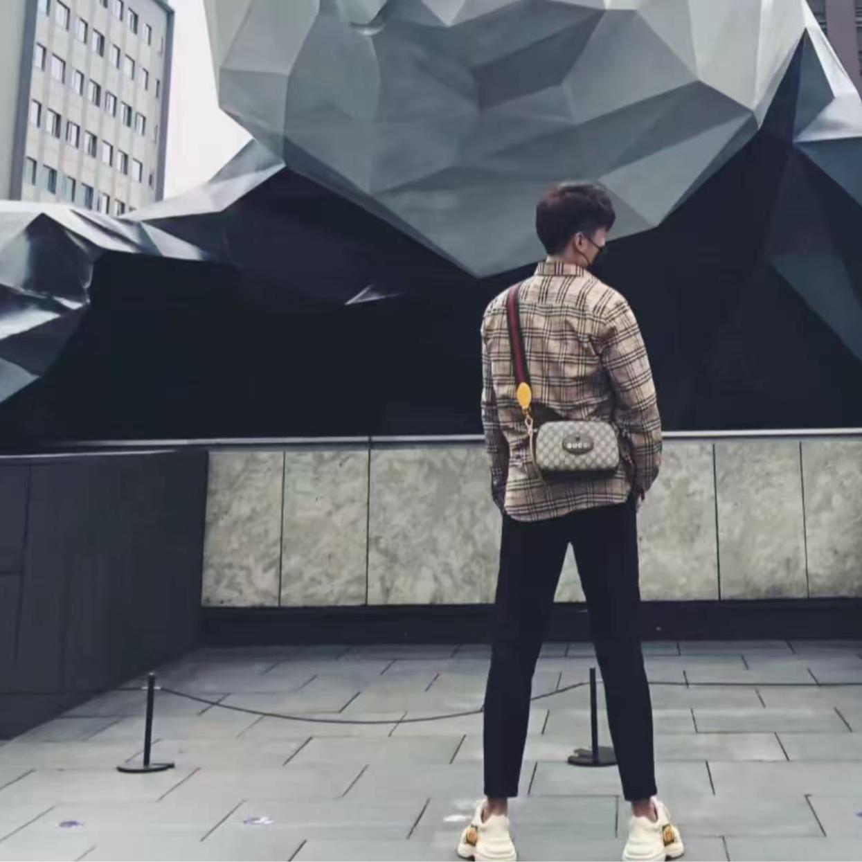 【商场同款】相机虎头时尚百搭单肩斜跨包