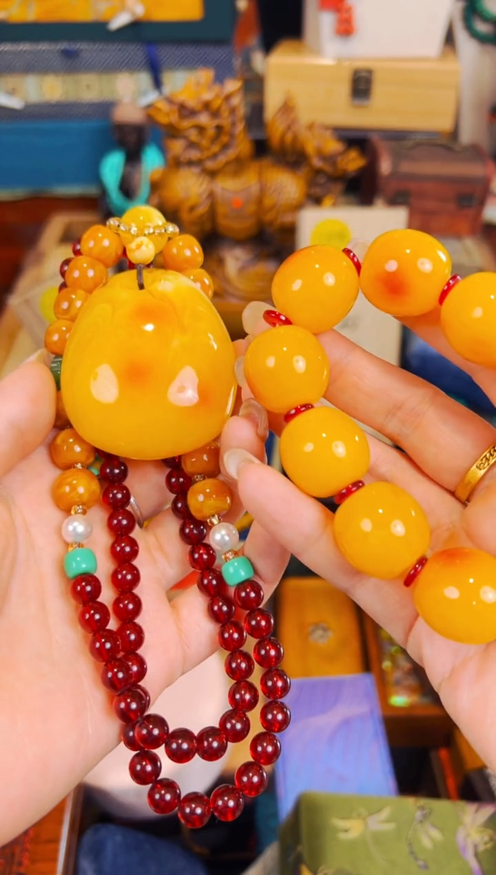 未镶嵌颈饰蜜蜡兰妹专属高端链接一套86