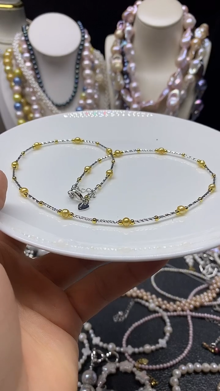 颈饰未镶嵌淡水珍珠多人