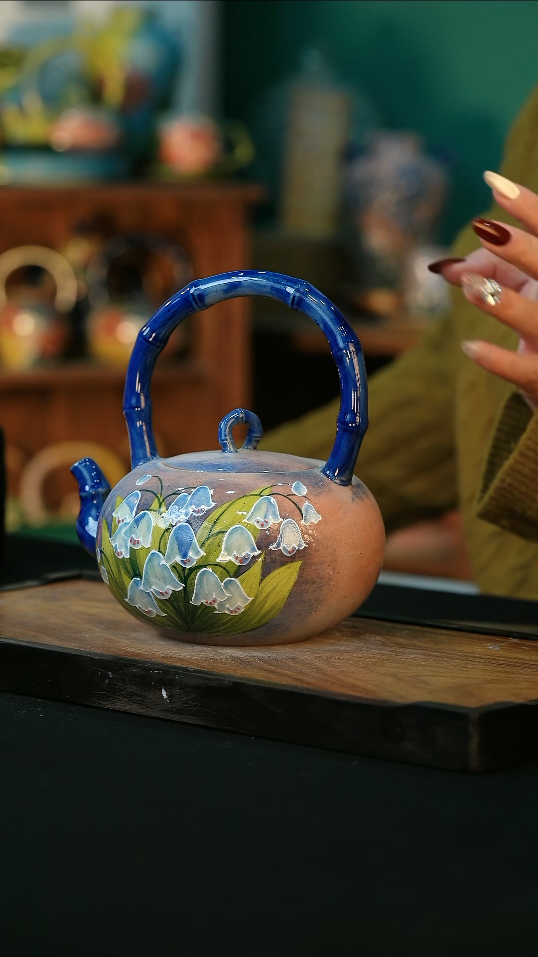 【闪购商品】杯手绘心瓷陶瓷浮力