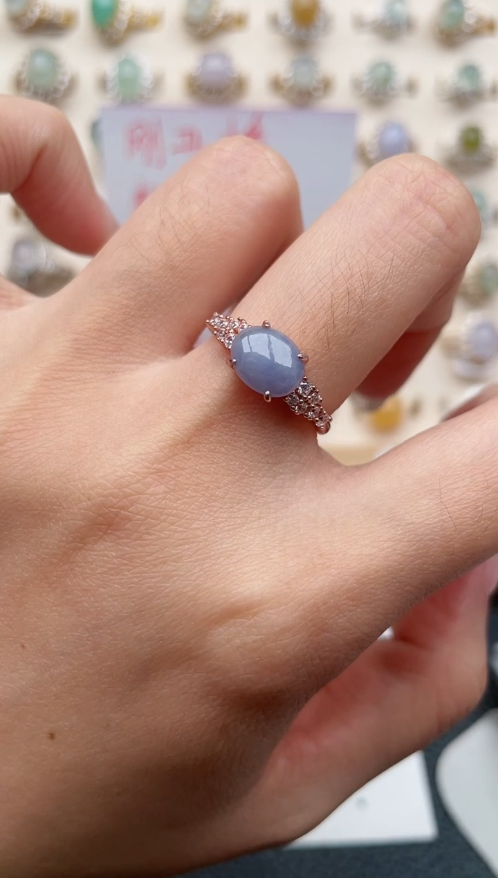 【闪购商品】翡翠戒指银S925镶嵌1111