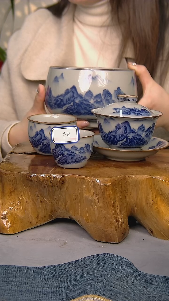 【闪购商品】简装家用8款件套 陶瓷家用茶具系列