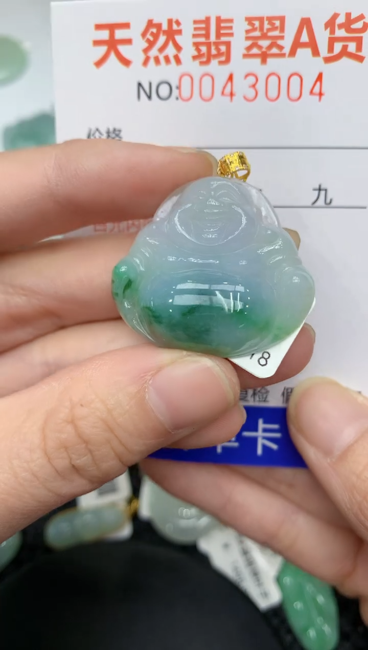 【闪购商品】翡翠颈饰18K金镶嵌11111111