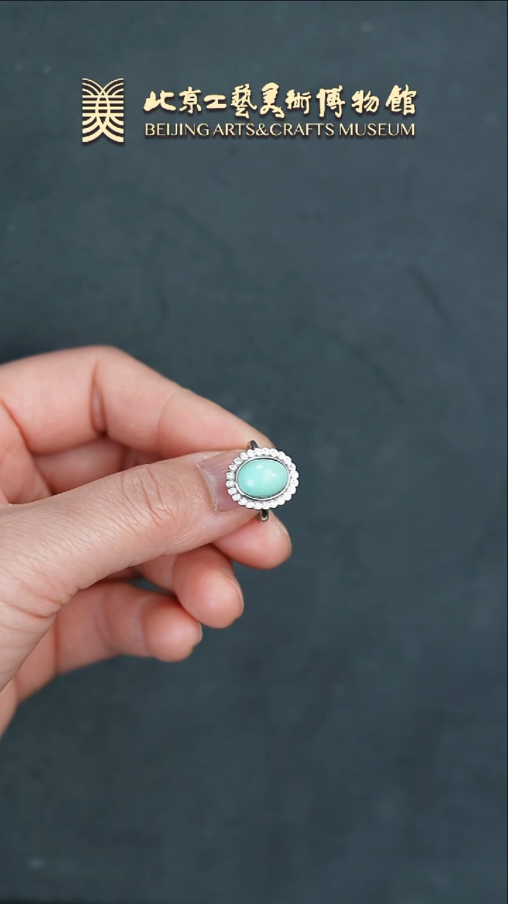 【闪购商品】绿松石戒指银S925镶嵌B0207GMD141戒指